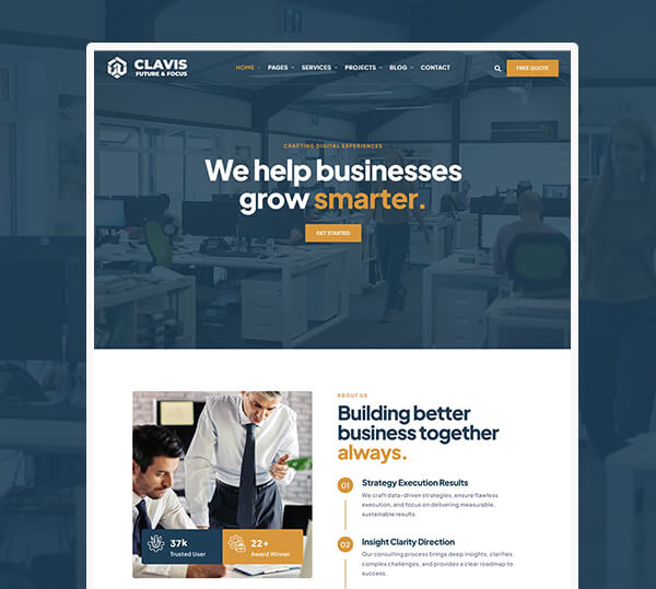 Business Consulting WordPress Theme