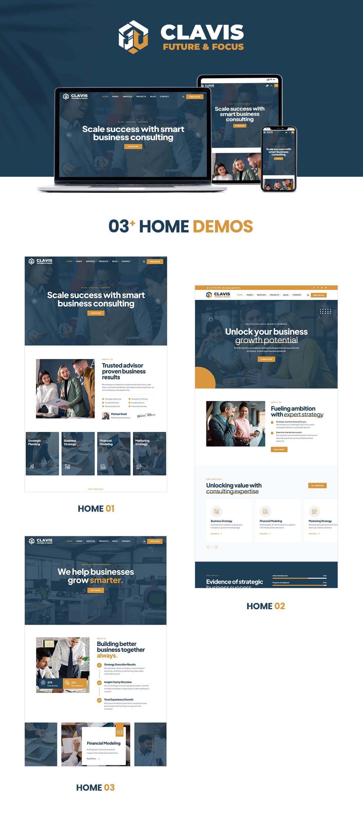 Clavis - Business Consulting WordPress Theme