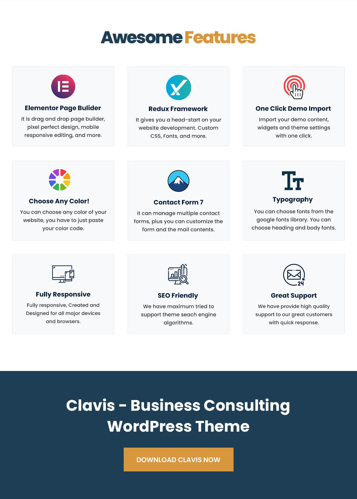 Clavis - Business Consulting WordPress Theme